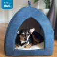 thumbnail image 3 of Pet Tent-Soft Bed for Dog and Cat by Best Pet Supplies - Navy, 16" x 16" x H:14", 3 of 7