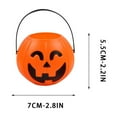 thumbnail image 2 of Deals Up to 50% off Halloween Decor Indoor Plastic Pumpkin Bucket Halloween Pumpkin Or Treat Buckets For Kids, 2 of 4
