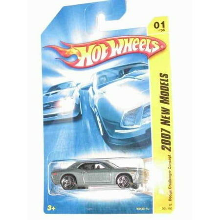 2007 New Models 1 Dodge Challenger Concept Silver 2007-1 Collectible Collector Car Mattel Hot (Best New Concept Cars)