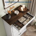 thumbnail image 5 of Huisuilinss 7 Drawer Dresser For Bedroom,Farmhouse Tall Dresser With Jewelry Storage,Wood Chest Of Drawers,Large Vertical Dresser,Modern Storage Cabinet For Bedroom Living Room Hallway, 5 of 7