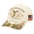 thumbnail image 7 of Hummingbird Blessing Faith Garden Morning Cap,Botanical Hummingbird American Flag Printed Baseball Cap,Lightweight Adjustable Casual Outdoor Sun Hat for Men & Women, 7 of 7