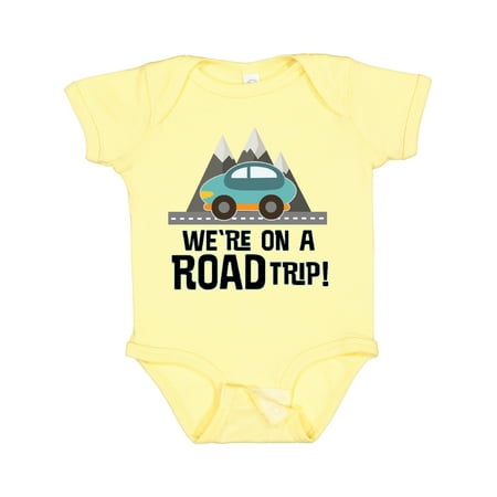 

Inktastic Family Road Trip Mountains Gift Baby Boy or Baby Girl Bodysuit