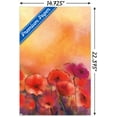 thumbnail image 3 of Red Poppy Flowers Wall Poster, 14.725" x 22.375", 3 of 4