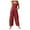 Red, variant on Casual Jumpsuits for Women with Wide Leg Pockets Straps Floral Vintage Prints Jumpsuit Rompers Overalls