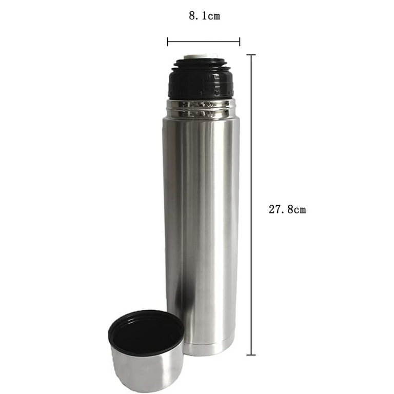 AMULAKH Coffee Thermos | Large Thermal Water Bottle for Tea Hot & Cold  Drinks | Stainless Steel Vacuum Sealed Insulated Thermos Water Flasks  Bottles