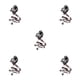 thumbnail image 2 of Qarigey Adjustable Size Rings Student Trend Men Party Accessories Stereoscopic Alloy Daily Holiday Ring  Supply Jewelry Opening Type2 NO2, 2 of 6