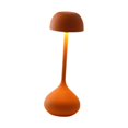 thumbnail image 2 of Lámpara de mesa Salvador Lámpara de escritorio de metal Portátil con interruptor táctil recargable Naranja 11 cm x 30 cm, 2 of 10