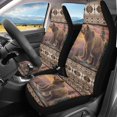 thumbnail image 2 of XYZCANDO Set of 2 Car Seat Covers for Interior Automobile Seat Cover Pad Mat Waterproof Lightweight, Van SUV Truck Front Seat Car Covers, Bear Sunset, 2 of 8