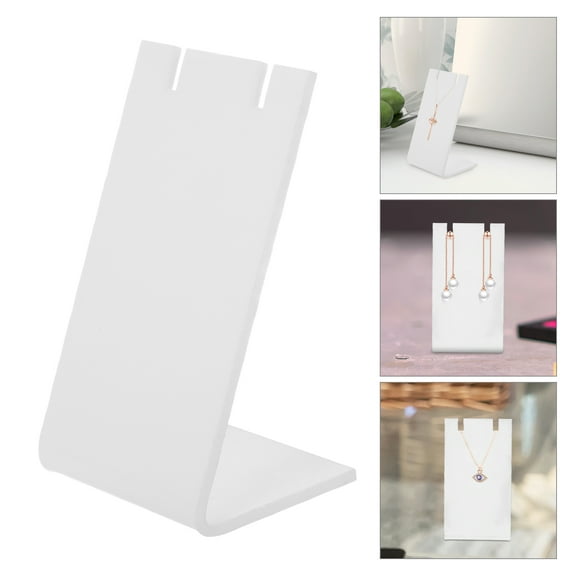 IFANLANDOR 2Pcs Jewelry Organizer Stand L Shape for Earring Tree and Hanger in Space Optimization