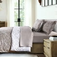 thumbnail image 2 of Elegant and Chic Winter Brush Reversible Soft 3-Piece Duvet Cover Set by Southshore Fine Linens, 2 of 4