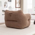 thumbnail image 6 of Hemvt Giant Bean Bag Chair with Armrests, High-Density Foam Lazy Sofa for Adults, Plush Teddy Fabric Comfy Reading Couch for Living Room & Bedroom, 6 of 9