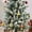 Green#98, variant on Christmas Tree HOMCOM 9ft Unlit Snow-Flocked Slim Pine Artificial Christmas Tree with Realistic Branches and 1084 Tips,Flocked Christmas Tree