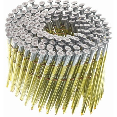 SENCO KD28ASBF Nail, 3-1/4 in L, Steel, Sencote, Full Round Head, Smooth Shank