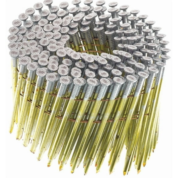 SENCO KD28ASBF Nail, 3-1/4 in L, Steel, Sencote, Full Round Head, Smooth Shank