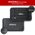 thumbnail image 5 of Electric Contact Grill Grey Double Grill Plates Indoor Tabletop, 5 of 7