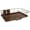 Bronze, variant on Space-Saving 3-Piece Dish Drying Rack Set with Cutlery Holder and Drainboard – Efficient Kitchen Organizer for Countertop Storage and Quick Drying, Navy