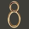 thumbnail image 2 of Bright Solid Brass 3" Address House Number '8' Pin Mount | Renovator's Supply, 2 of 2