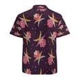 thumbnail image 3 of High Quality Hawaiian Shirts for Men Short Sleeve Aloha Beach Shirt Floral Summer Casual Button Down Shirts Blouses GAPTC3, 3 of 7
