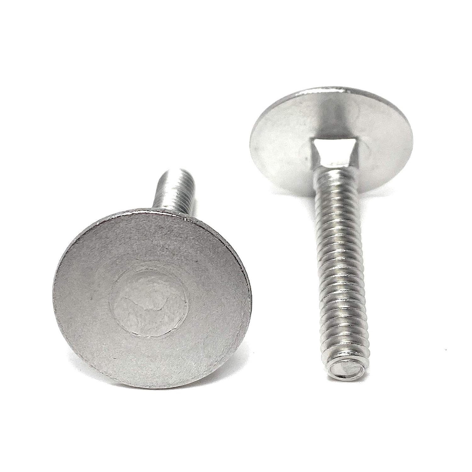 10) 1/4-20x1-1/2 Stainless Steel Fanged Elevator Bolt Square