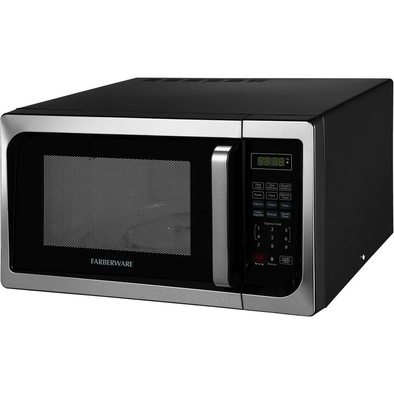 Farberware Classic FM09SS 0.9 Cu. Ft 900-Watt Microwave Oven FM09SS, Color:  Stainless Steel - JCPenney