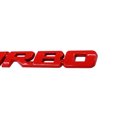 thumbnail image 5 of HEVIRGO 3D Car Styling Metal TURBO Letters Emblem Sticker Rear Tailgate Badge Decor, 5 of 5
