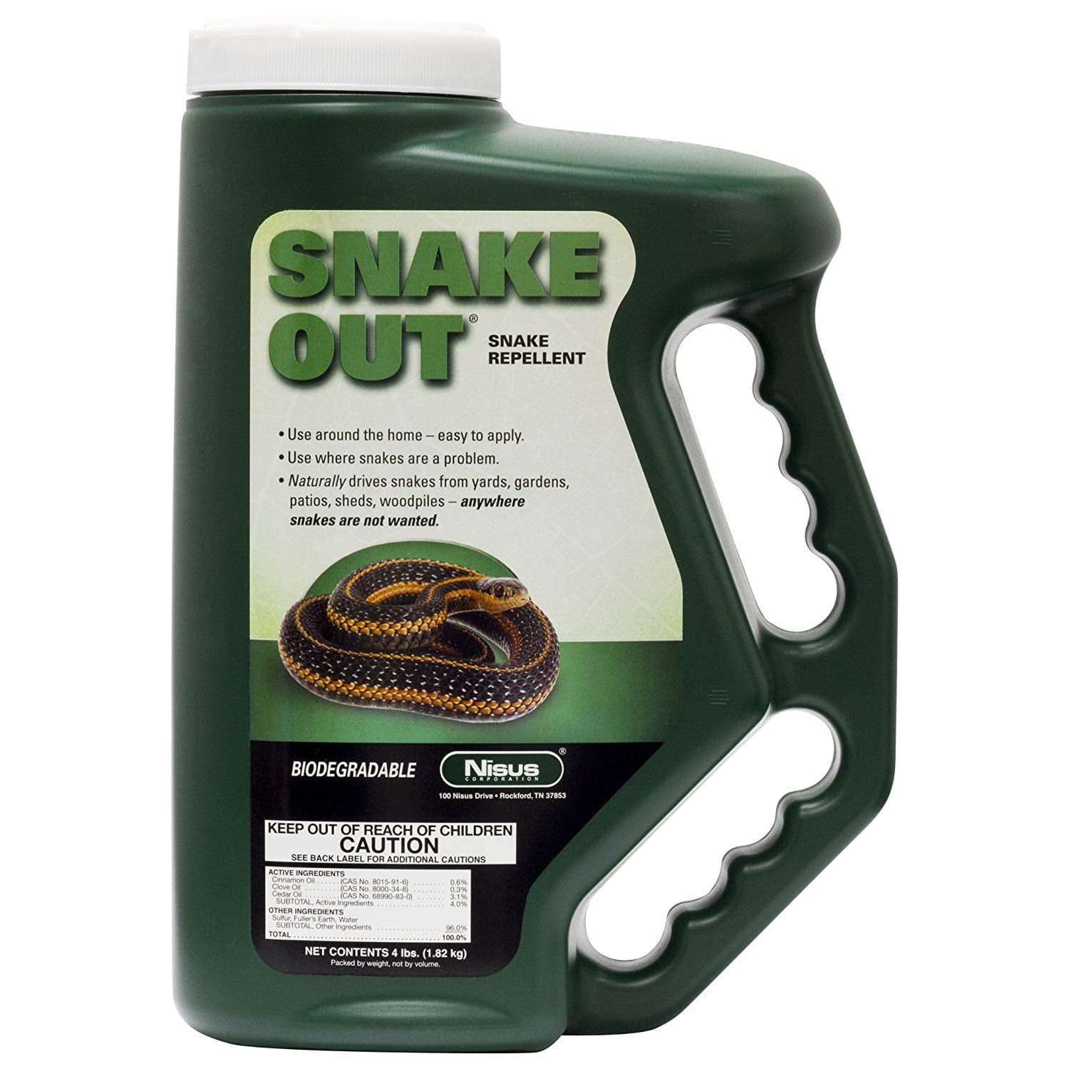 Snake Out Snake Repellent 4 lb container By Nisus - Walmart.com ...