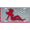 thumbnail image 1 of Plaque d'Immatriculation Red Cowgirl sur Diamant, 1 of 2