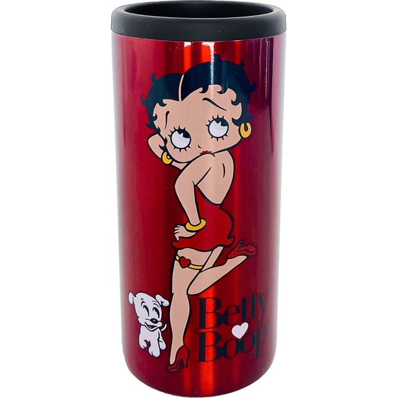 Spoontiques 17591 Betty Boop with Dog Stainless Can Cooler