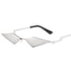 thumbnail image 3 of 2x Gafas de terre Con Forma De Gato Gafas Sin Montura Gafas Delgadas Punk Sin Montura Yuyangstore Gafas de sol con lente de moda para mujer, 3 of 8