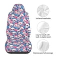 thumbnail image 5 of Sikiie white flower Skull blue Car Seat Protector 2 Pack Car Seat Cushion Mat, Car Seat Covers for SUV, Truck, Van, 5 of 7