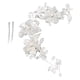 thumbnail image 4 of Horquilla para el pelo con forma de hoja de perla plateada, accesorio para el pelo de novia, perlas artificiales, diadema floral para novias, 4 of 8