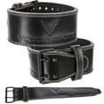 thumbnail image 2 of Victor Fitness Leather Power Lifting Belt + Quick Release Barbell Collars, 2 of 5