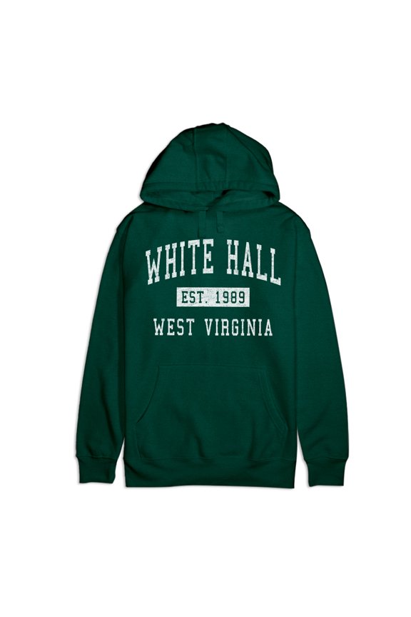 White Hall West Virginia Classic Established Premium Cotton Hoodie