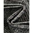 thumbnail image 3 of Unique Loom Outdoor Solid Collection Area Rug (3' 3" Round Black/Ivory), 3 of 6