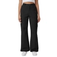 thumbnail image 1 of Pantalones cargo holgados para mujer: cintura elástica, color liso, estilo informal, primavera/verano, tallas S-XXL, 1 of 6