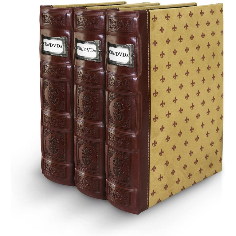 【中古】bellagio-italiaブラウンレザーディスクストレージバインダーPerfect for CD、DVD、blu-rays、およびビデオゲーム。12?Pack???Set Holds 576?Dis Amazon.co.jp: bellagio-italiaブラウンレザーディスクストレージ