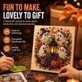thumbnail image 3 of Halloween Ghost Pearl Art DIY Kit 3D Diamond Painting Craft with Cute Halloween Design Pearl Art Kits for Adults DIY Fall Home Decor Wall Art for Parties and Seasonal Gifts (#C), 3 of 7