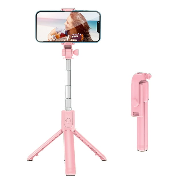Palo de Selfie de vídeo en vivo Jadeshay Trípode Selfie Stick con Control remoto y alta capacidad
