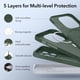 thumbnail image 5 of Funda ESR para iPhone 15 Pro con carga magnética MagSafe, color verde, 5 of 7