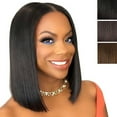thumbnail image 3 of Cheers US Short Bob Wigs Lace Front Wigs Human Hair Straight Bob Wigs Brazilian Virgin Straight Bob Human Hair Wigs For Black Women Bleached Knots Pre Plucked, 3 of 7