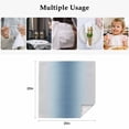 thumbnail image 5 of Blue Grey Ombre Cloth Napkins, Farmhouse Gradient Minimalist Washable and Reusable Dinner Napkins Set of 8, Table Napkin for Kitchen Party Birthday Wedding Hotel Housewarming 20"x20", 5 of 9