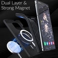 thumbnail image 7 of Samsung Galaxy S23 Ultra Case, Double Layer Rugged Protective Cover with Magnetic MagSafe Compatible, Anti-Slip, Black, 7 of 7