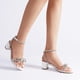 thumbnail image 4 of Sandalia DREAM PAIRS DWUMHS2559 Tacones de Cristal Blancos Talle 11, 4 of 7