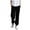 Black, variant on Wlynlyn Joggers for Women Cotton Linen High Waisted Pants Cinch Bottom Sweatpants Casual Comfy Pjs Pants