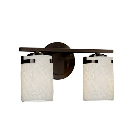 

Justice Design Group Por-8452-10-Banl Limoges 2 Light 13-3/4 Wide Bathroom Vanity Light -