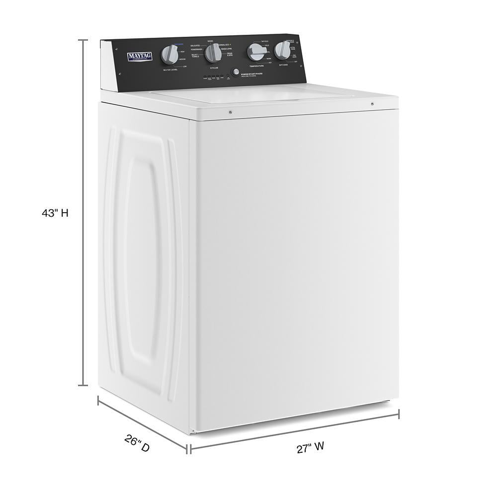 MAYTAG MVWP586GW TRADITIONAL TOP LOAD WASHER White