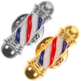 thumbnail image 4 of 2Pcs Creative Barber Shop Pole Brooch Barber Shop Light Brooch Pin Lapel Pin, 4 of 5