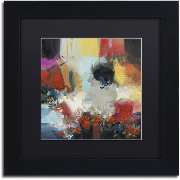 Trademark Fine Art "Spectrum" Canvas Art by Masters Fine Art, Black Matte, Black Frame