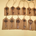 thumbnail image 2 of Abridor de botellas, regalos de boda, abridor de botellas con forma de llave esqueleto vintage, abridores de botellas con forma de llave con tarjetas de etiqueta de acompañante y llaveros, regalos de, 2 of 5
