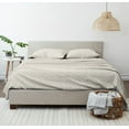 thumbnail image 3 of Noble Linens 4 Piece Pattern Microfiber Bed Sheets Set, Yellow Fall Foliage, California King, 3 of 10